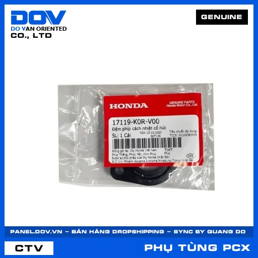 Đệm phíp cách nhiệt cổ hút PCX 160 — 17119K0RV00