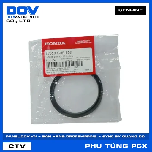 GIOĂNG ĐỆM KÍN BÌNH XĂNG PCX, PCX 125/150 — 17518GHB603