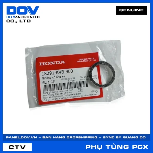 GIOĂNG CỔ ỐNG XẢ (pô) PCX — 18291KVB900