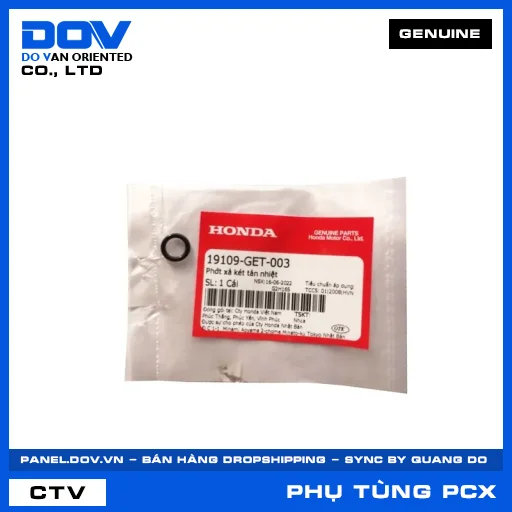 PHỚT XẢ KÉT TẢN NHIỆT PCX, PCX 125, PCX 125/150, PCX 160 — 19109GET003