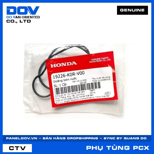 GIOĂNG BƠM NƯỚC PCX 160 — 19226K0RV00