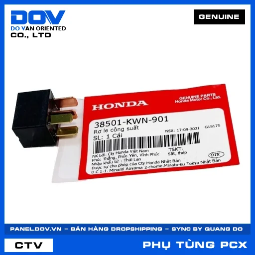 RƠ LE CÔNG SUẤT PCX, PCX 160 — 38501KWN901