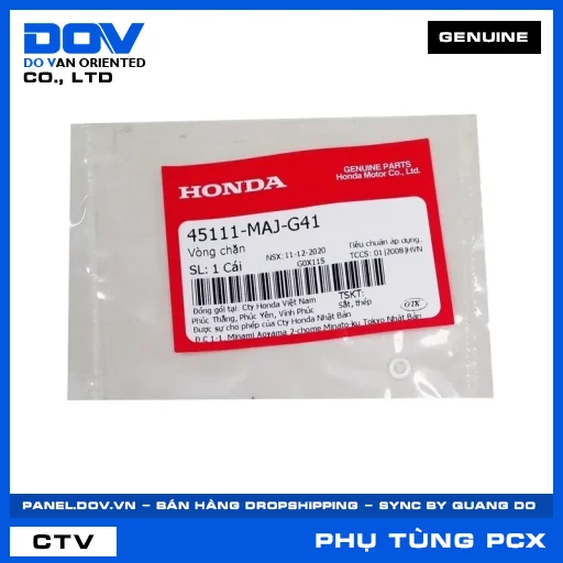 VÒNG HÃM PCX, PCX 125, PCX 125/150, PCX 160 — 45111MAJG41