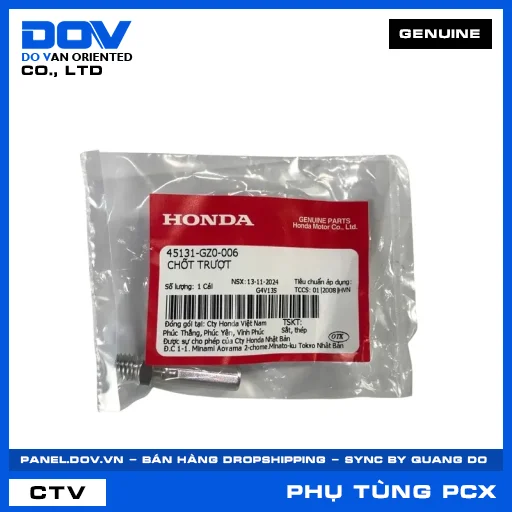 CHỐT TRƯỢT PCX, PCX 125, PCX 125/150, PCX 160 — 45131GZ0006