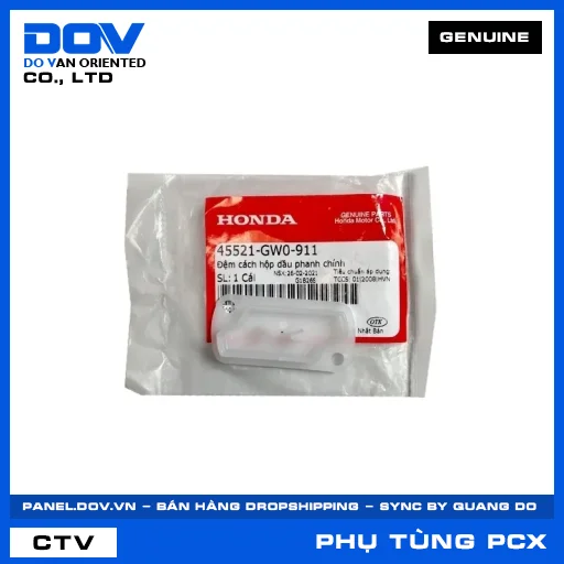 ĐỆM CÁCH XY-LANH PHANH (thắng) PCX — 45521GW0911