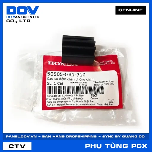 CAO SU ĐỆM CHÂN CHỐNG CHÍNH PCX, PCX 125, PCX 125/150, PCX 160 — 50505GR1710