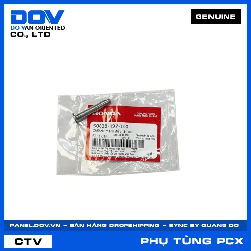 CHỐT CÀI THANH ĐỂ CHÂN SAU PCX, PCX 125/150, PCX 160 — 50638K97T00