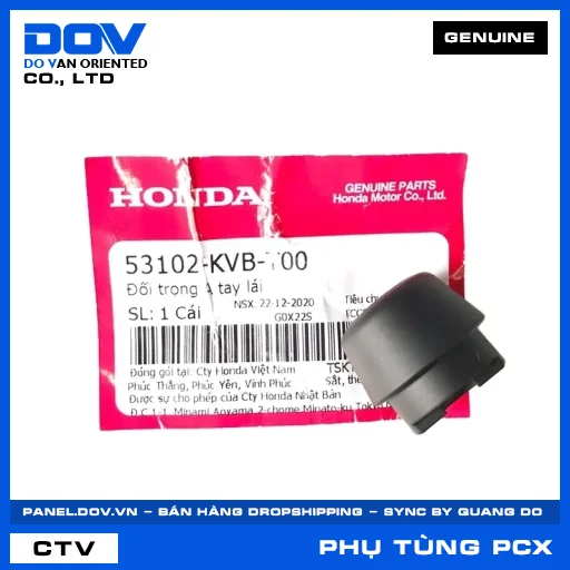 ĐỐI TRỌNG A TAY LÁI PCX — 53102KVBT00