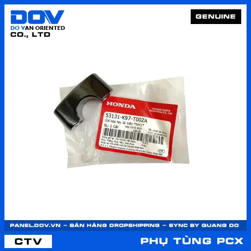 GIÁ KẸP TAY LÁI TRÊN *NH1* PCX, PCX 125/150, PCX 160 — 53131K97T00ZA