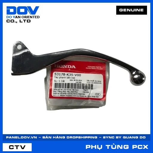 TAY PHANH BÊN TRÁI (tay thắng) PCX, PCX 125, PCX 125/150 — 53178K35V00