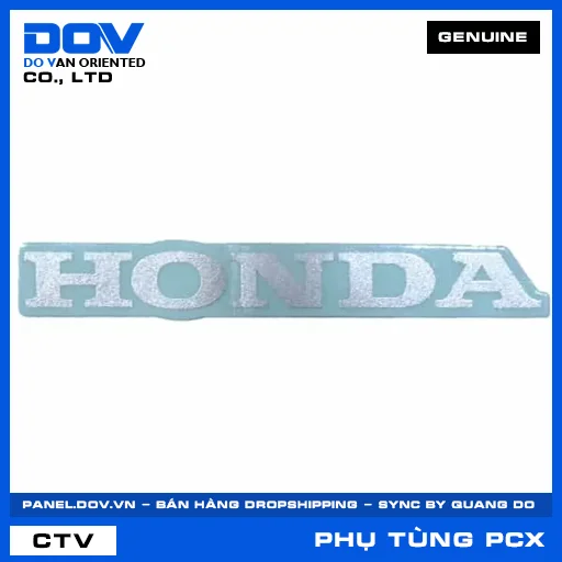 MÁC CHỮ HONDA 75MM *NH411* PCX, PCX 125, PCX 125/150, PCX 160 — 86101K35V00ZA