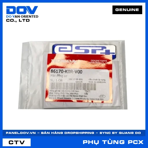 MÁC ĐỘNG CƠ PCX 160 — 86170K0RV00