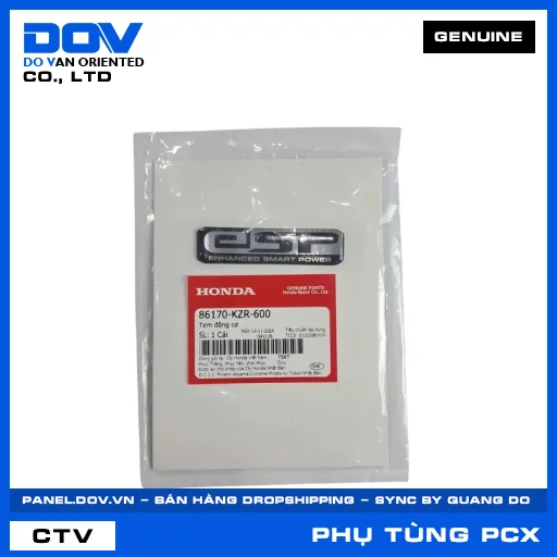 TEM ĐỘNG CƠ PCX, PCX 125, PCX 125/150 — 86170KZR600
