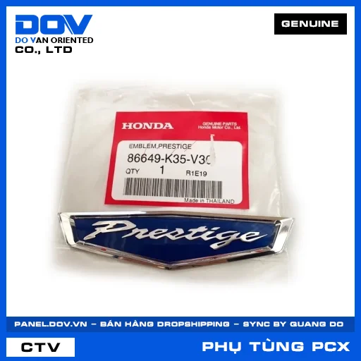TEM THƯƠNG HIỆU PCX 125 — 86649K35V30