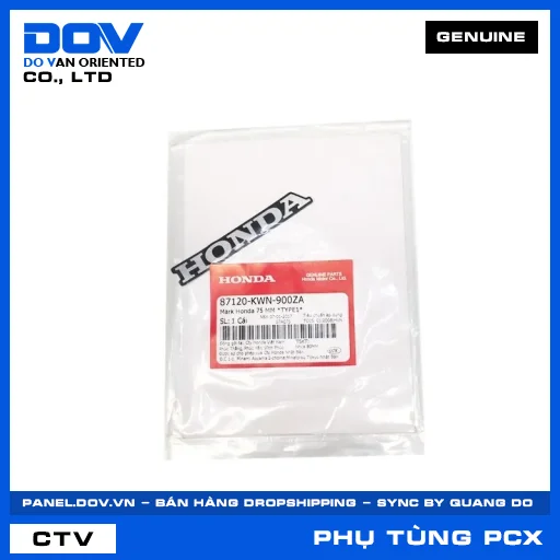 MARK HONDA 75 MM *NHA30* PCX — 87120KWN900ZA