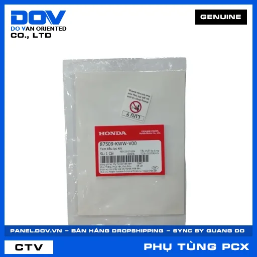 TEM BẦU LỌC KHÍ (lọc gió) PCX — 87509KWWV00