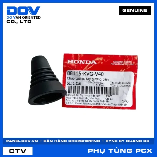 CHỤP CAO SU TAY GƯƠNG TRÊN (kiếng) PCX, PCX 125 — 88115KVGV40