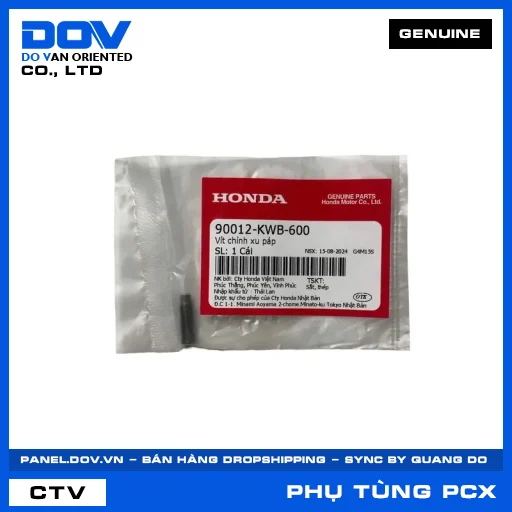 VÍT CHỈNH XU PÁP PCX, PCX 125, PCX 125/150, PCX 160 — 90012KWB600