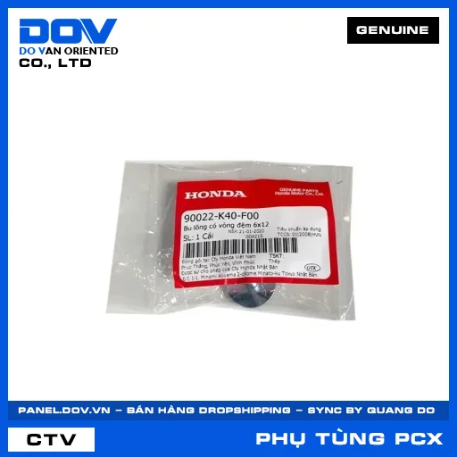 BU LÔNG CÓ VÒNG ĐỆM 6X12 PCX 160 — 90022K40F00