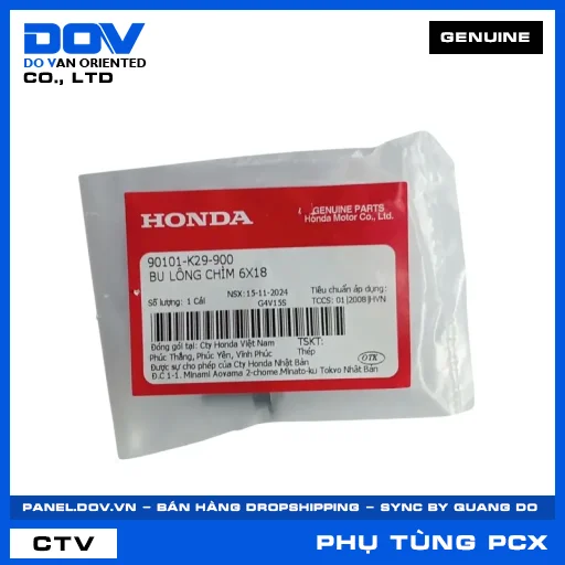 BU LÔNG CHÌM 6X18 PCX, PCX 125/150, PCX 160 — 90101K29900