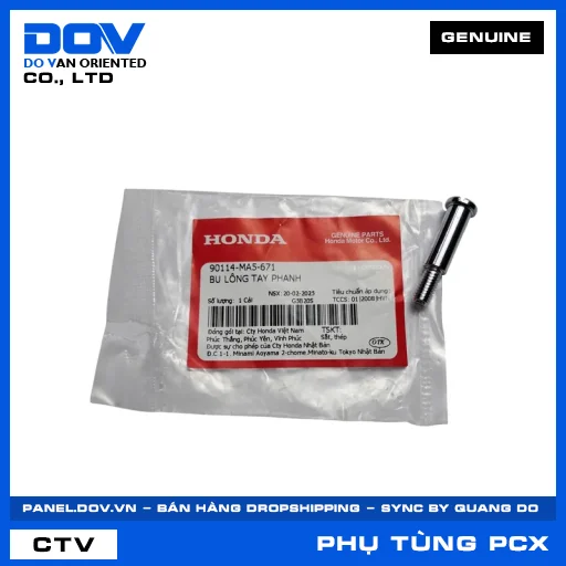 BU LÔNG TAY PHANH (tay thắng) PCX 160 — 90114MA5671