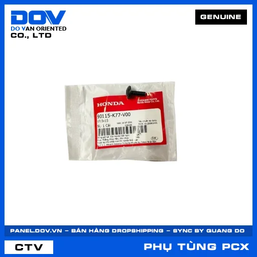 VÍT 5X15 PCX, PCX 125/150, PCX 160 — 90115K77V00