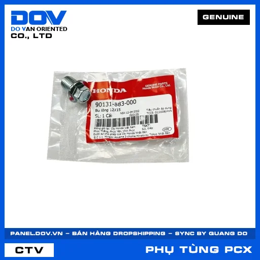 BU LÔNG 12X15 PCX, PCX 125, PCX 125/150, PCX 160 — 90131883000