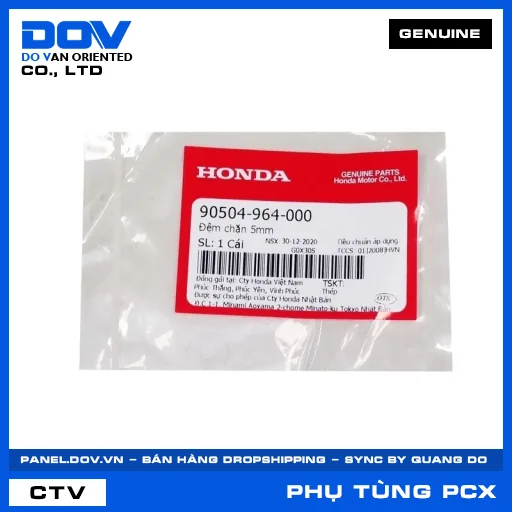 ĐỆM CHẶN 5MM PCX, PCX 125/150, PCX 160 — 90504964000
