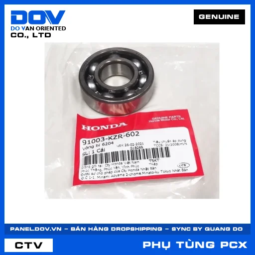 VÒNG BI 6204 PCX, PCX 125 — 91003KZR602