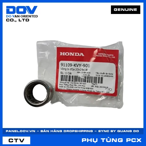 VÒNG BI ĐŨA 20X29X18 PCX, PCX 125 — 91109KVY901