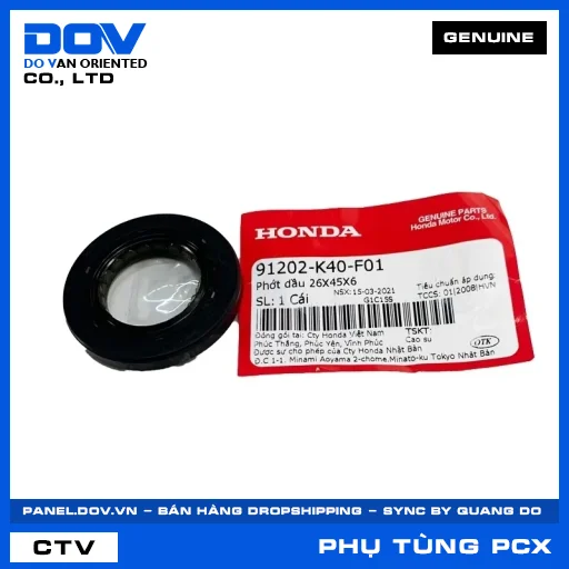 PHỚT DẦU 26X45X6 PCX 160 — 91202K40F01