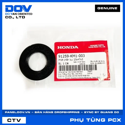 PHỚT CHẮN BỤI 25X47X5 PCX — 91259KM1003