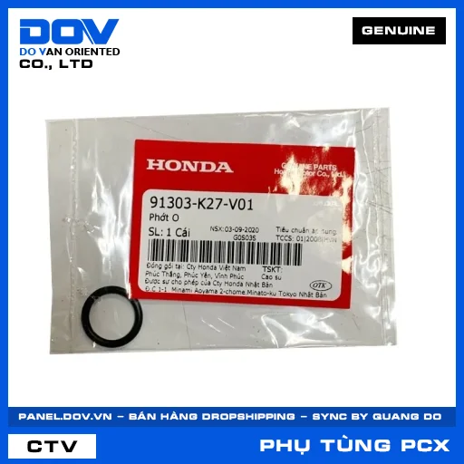 PHỚT O PCX, PCX 125, PCX 125/150 — 91303K27V01