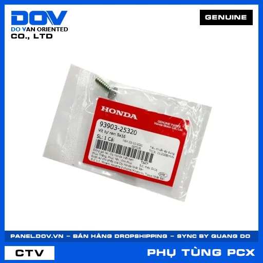 VÍT TỰ REN 5X16 PCX, PCX 125, PCX 160 — 9390325320
