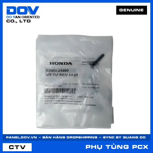 VÍT TỰ REN 5X20 PCX, PCX 125, PCX 125/150, PCX 160 — 9390325480