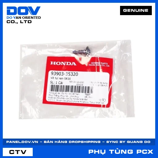 VÍT TỰ REN 5X16 PCX, PCX 125 — 9390335320