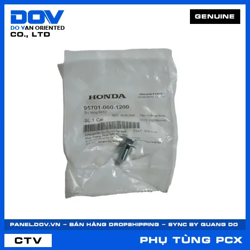 BU LÔNG 6X12 PCX, PCX 125, PCX 125/150, PCX 160 — 957010601200