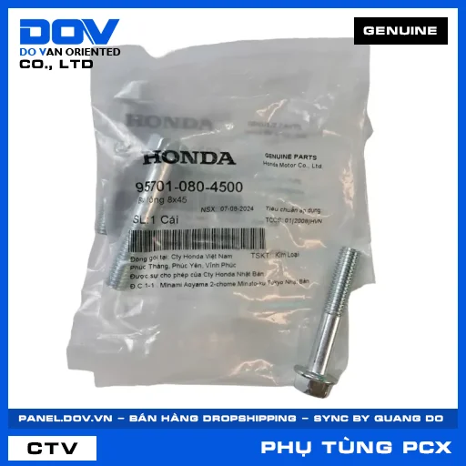 BU LÔNG 8X45 PCX, PCX 125, PCX 125/150, PCX 160 — 957010804500