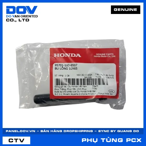 BU LÔNG 10X65 PCX, PCX 125, PCX 125/150, PCX 160 — 957011006507