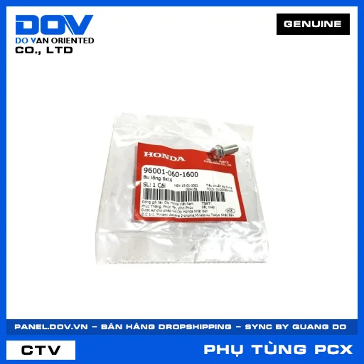 BU LÔNG 6X16 PCX, PCX 125, PCX 125/150 — 960010601600