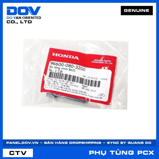 BU LÔNG CHÌM 8X32 PCX, PCX 125, PCX 125/150 — 966000803200