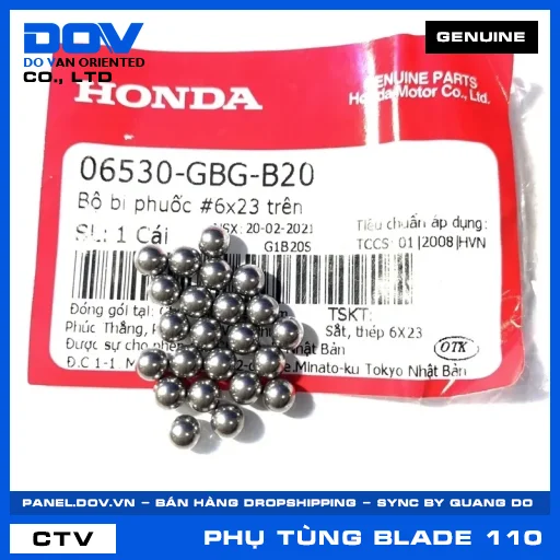 BỘ BI PHUỐC #6X23 TRÊN BLADE 110 — 06530GBGB20