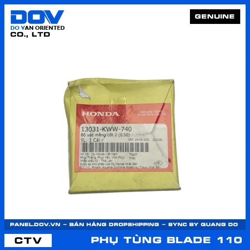 BỘ XÉC MĂNG CỐT 2 (0.50) BLADE 110 — 13031KWW740