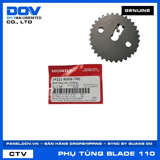 BÁNH RĂNG CAM (32RĂNG) BLADE 110 — 14321KWW740
