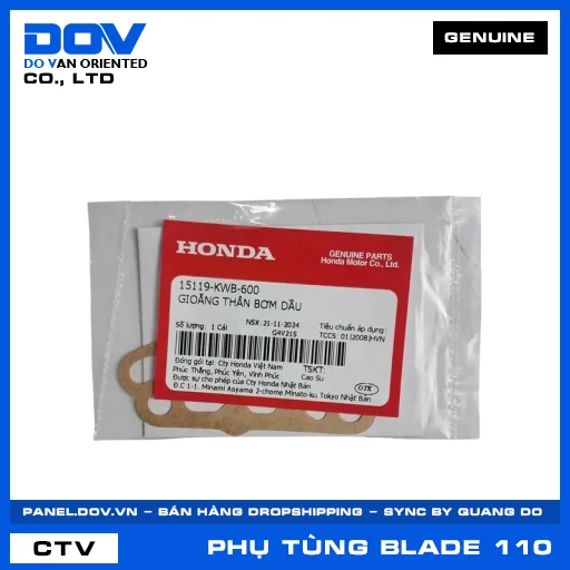 GIOĂNG THÂN BƠM DẦU BLADE 110 — 15119KWB600