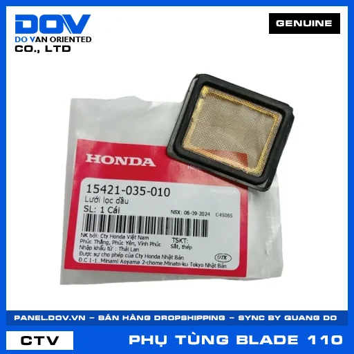 LƯỚI LỌC DẦU (lọc nhớt) BLADE 110 — 15421035010