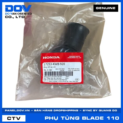 ỐNG NỐI LỌC KHÍ (lọc gió) BLADE 110 — 17253KWB920