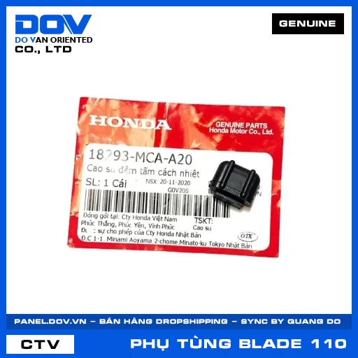 CAO SU ĐỆM TẤM CÁCH NHIỆT BLADE 110 — 18293MCAA20