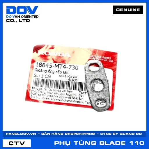 GIOĂNG ỐNG CẤP KHÍ BLADE 110 — 18645MT4730