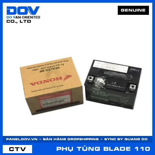 BÌNH ẮC QUY (GTZ4V 12V 3.0A) (bình điện) BLADE 110 — 31500KWWB21